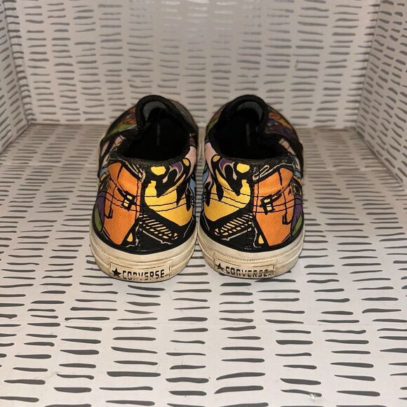 Converse All Star Cartoon Low slip on shoes 100143R Women's‎ 7.5 Mens 6 - Picture 3 of 9